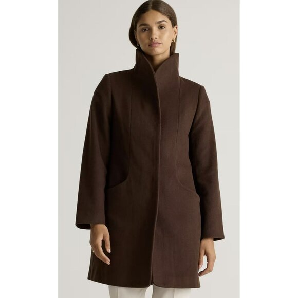 Quince Jackets & Blazers - Quince Brown Trench Coat